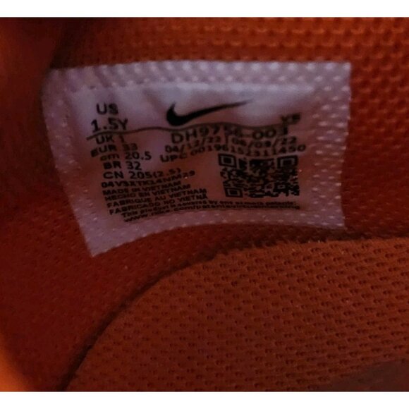 Nike Dunk Low PS “Halloween” 2022 Youth 1.5Y Low Top Sneakers Shoes DH9756-003 - Picture 12 of 12